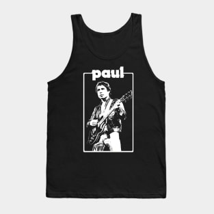 Paul  The White Stencil Tank Top